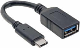 USB-C to USB-A Adapter, 6 Inch, USB 3.1 Gen 1, Certified, 5 Gbps