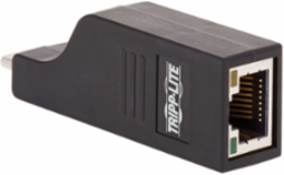 USB-C to Gigabit Ethernet Vertical Adapter, 10/100/1000 Mbps, Black