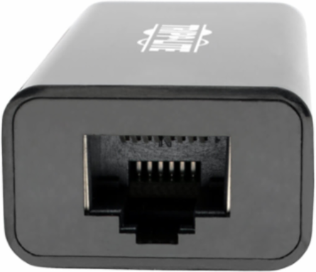 USB-C to Gigabit Network Adapter, 1Gbps, 6 Inch, Thunderbolt 3 Compatible, Black