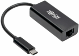 USB-C to Gigabit Network Adapter, 1Gbps, 6 Inch, Thunderbolt 3 Compatible, Black