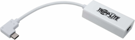 USB-C to Gigabit Network Adapter, 1Gbps, Right Angle, 6 Inch Length