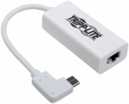 USB-C to Gigabit Network Adapter, 1Gbps, Right Angle, 6 Inch Length