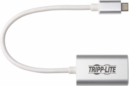 USB-C to 3.5 mm Stereo Audio Adapter, Silver, USB 2.0, 0.66 ft Cable