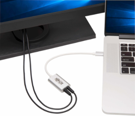 USB-C to 3.5 mm Stereo Audio Adapter, Silver, USB 2.0, 0.66 ft Cable