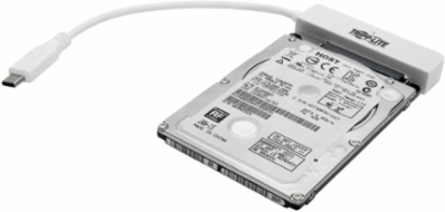 USB 3.1 Gen 2 SATA III Adapter Cable, 2.5 Inch, UASP, 10 Gbps, White
