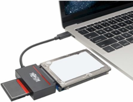 USB 3.1 Gen 1 USB-C to CFast 2.0 & SATA III Adapter, 5 Gbps, 2.5 Inch Support