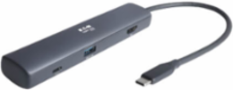 USB-C Mini Dock, 8K or 4K/144 Hz HDMI, USB 3.2 Gen 2 (10Gbps) Hub, 100W PD Charging, HDCP 2.3, Gray