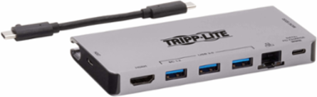 USB-C Portable Docking Station, 4K HDMI, 3 USB-A Ports, 100W PD