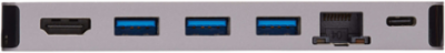 USB-C Portable Docking Station, 4K HDMI, 3 USB-A Ports, 100W PD