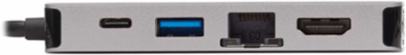 USB-C Dual Display Dock, 4K HDMI, 100W Power Delivery, 6 Ports