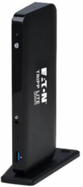 USB-C Dock, Triple Display, 4K 60 Hz HDMI/DP, USB 3.2 Gen 2 (10Gbps) Hub, GbE, 85W PD, Black
