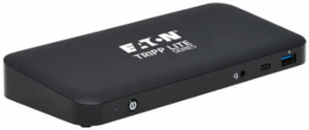 USB-C Dock, Triple Display, 4K 60 Hz HDMI/DP, USB 3.2 Gen 2 (10Gbps) Hub, GbE, 85W PD, Black