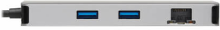 USB-C Dock, Dual Display, 4K 60 Hz HDMI, USB 3.x (5Gbps) Hub, GbE, Memory Card, 100W PD, Gray