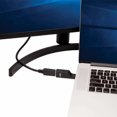 USB-C to DisplayPort Vertical Adapter, 3840 x 2160 (4K) Support, Black