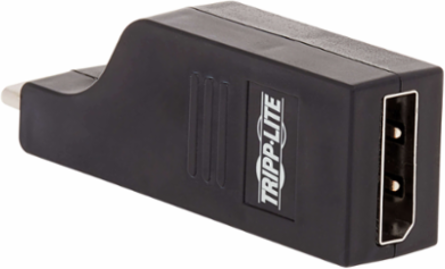 USB-C to DisplayPort Vertical Adapter, 3840 x 2160 (4K) Support, Black