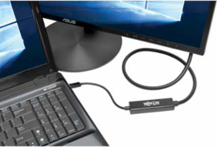 USB-C to DVI Adapter Cable, 3 ft, 1080p Video, Gold-Plated Connectors