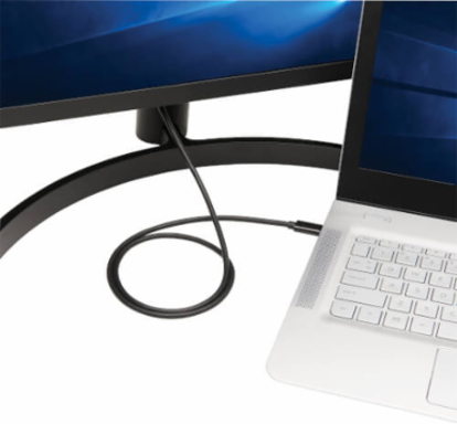 USB-C to DisplayPort Bi-Directional Active Adapter Cable, M/M, 4K 60 Hz, HDR, Locking DP, 3 ft, TAA