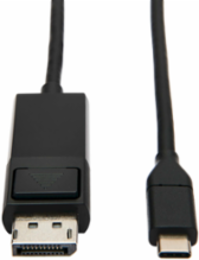 USB-C to DisplayPort Adapter Cable, 3 ft, 4K 60Hz, Locking DP Connector