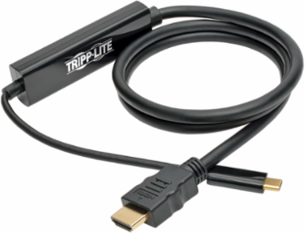 USB-C to HDMI Adapter Cable, 4K Video, 3 ft, Gold-Plated Connectors