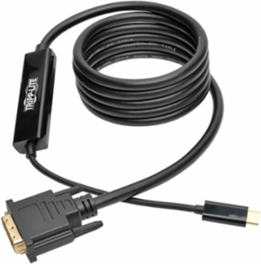 USB-C to DVI Adapter Cable, 6 ft, Supports 1080p Video @ 60 Hz