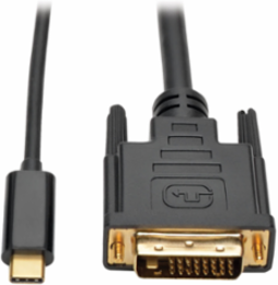 USB-C to DVI Adapter Cable, 6 ft, Supports 1080p Video @ 60 Hz