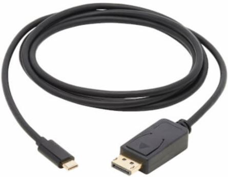 USB-C to DisplayPort Bi-Directional Active Adapter Cable (M/M), 4K 60 Hz, HDR, 6 ft, TAA