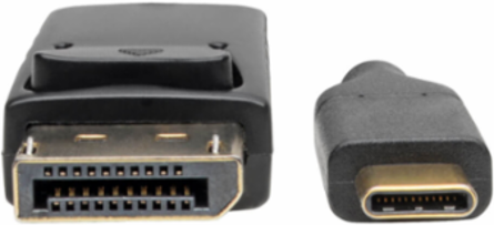 USB-C to DisplayPort Adapter Cable 4K @ 60Hz, 10 ft, Gold Plated