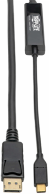 USB-C to DisplayPort Adapter Cable 4K @ 60Hz, 10 ft, Gold Plated