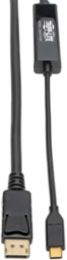 USB-C to DisplayPort Adapter Cable 4K @ 60Hz, 10 ft, Gold Plated