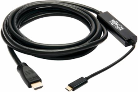 USB-C to HDMI Adapter Cable, 10 ft., 4K 60Hz, HDCP 2.2, Black