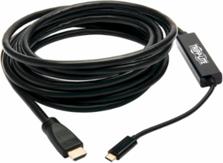 USB-C to HDMI Adapter Cable, 15 ft, 4K 60Hz, HDCP 2.2