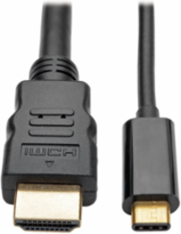 USB-C to HDMI Adapter Cable, 16 ft, 4K @ 30 Hz, Gold-Plated Connectors