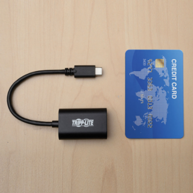USB-C to DisplayPort Adapter 4K 60Hz, Black, 6 Inch Length