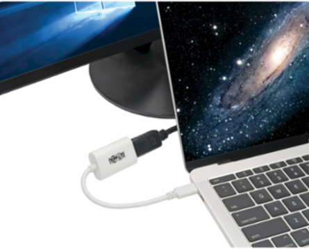 USB-C to DisplayPort Adapter - 4K @ 60Hz, 6 Inch, White