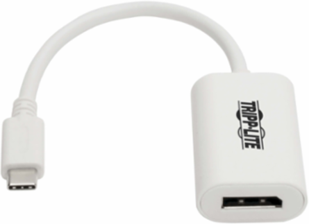 USB-C to DisplayPort Adapter - 4K @ 60Hz, 6 Inch, White