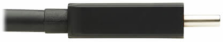 USB-C to DisplayPort Active Adapter Cable with Equalizer (M/F), UHD 8K, HDR, DP 1.4, Black, 6 in