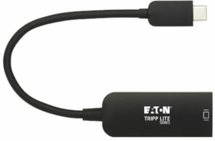 USB-C to DisplayPort Active Adapter Cable with Equalizer (M/F), UHD 8K, HDR, DP 1.4, Black, 6 in