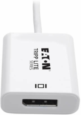 USB-C to DisplayPort Active Adapter Cable with Equalizer (M/F), UHD 8K, HDR, DP 1.4, White, 6 in