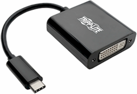 USB-C to DVI Adapter, 6 Inch, 1080p, HD Video, Reversible Cable