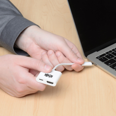 USB-C to HDMI Adapter, Supports 4K Video & PD Charging (60W)