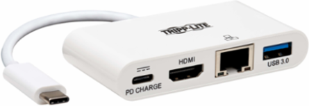 USB-C Multiport Adapter, 4K HDMI, 60W PD Charging, Gigabit Ethernet