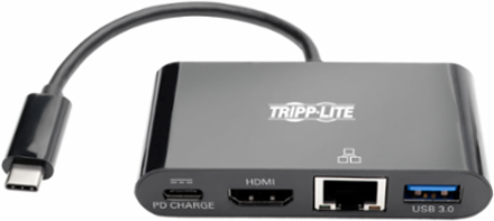 USB-C Multiport Adapter, 4K HDMI, USB-A Port, Gigabit Ethernet, PD Charging