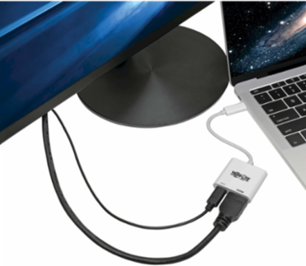 USB-C to HDMI 4K Adapter, 60Hz, PD Charging, White