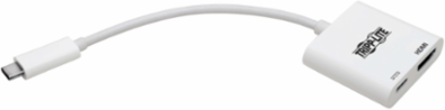 USB-C to HDMI 4K Adapter, 60Hz, PD Charging, White