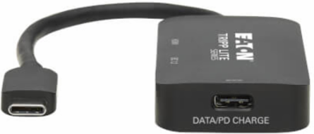 USB-C Multiport Adapter - HDMI 4K 60 Hz, 4:4:4, HDR, USB 3.x (5Gbps) Hub Ports, 100W PD Charging, Black