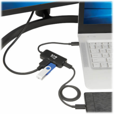 USB-C Multiport Adapter - HDMI 4K 60 Hz, 4:4:4, HDR, USB 3.x (5Gbps) Hub Ports, 100W PD Charging, Black