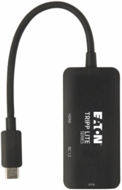USB-C Multiport Adapter - HDMI 4K 60 Hz, 4:4:4, HDR, USB 3.x (5Gbps) Hub Ports, 100W PD Charging, Black