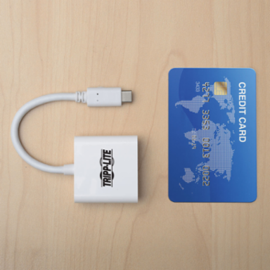 USB-C to HDMI 4K Adapter - 3840 x 2160 (4K) Resolution, White