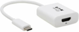 USB-C to HDMI Adapter, M/F, 8K 60 Hz, HDR, 4:4:4, HDCP 2.3, White