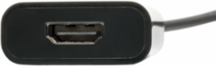 USB-C to HDMI Adapter 4K @ 30Hz, Black, 6 Inch Length
